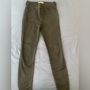 Madewell black “Road-tripper” skinny jeans